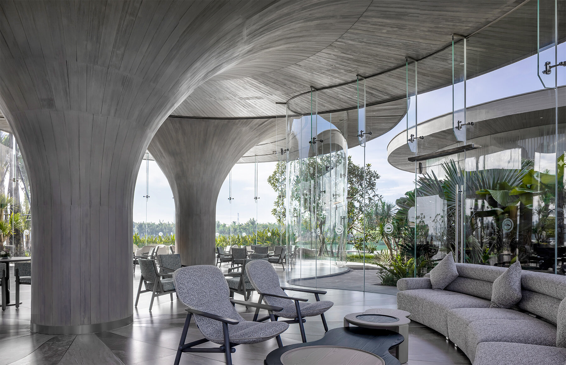 Лаунж зона Lotus clubhouse