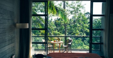 Чудесный Bisma Eight Hotel, разместившийся в джунглях Индонезии