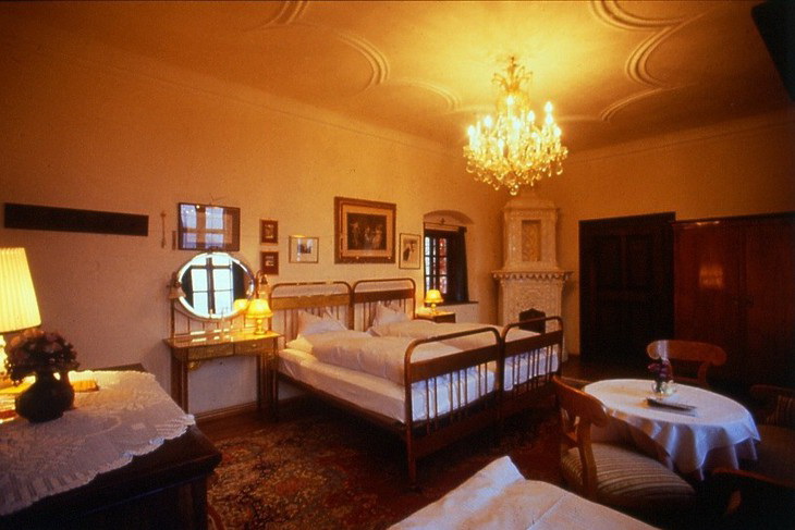 Необычный дизайн интерьера в отеле Burg Oberranna