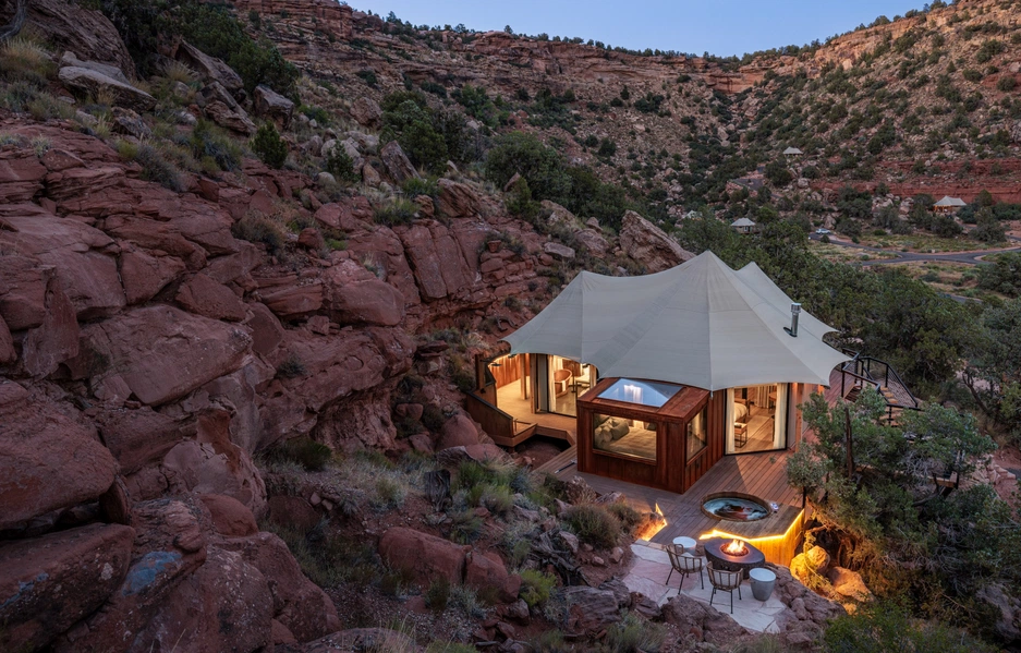 Роскошь под звездами в Open Sky Zion