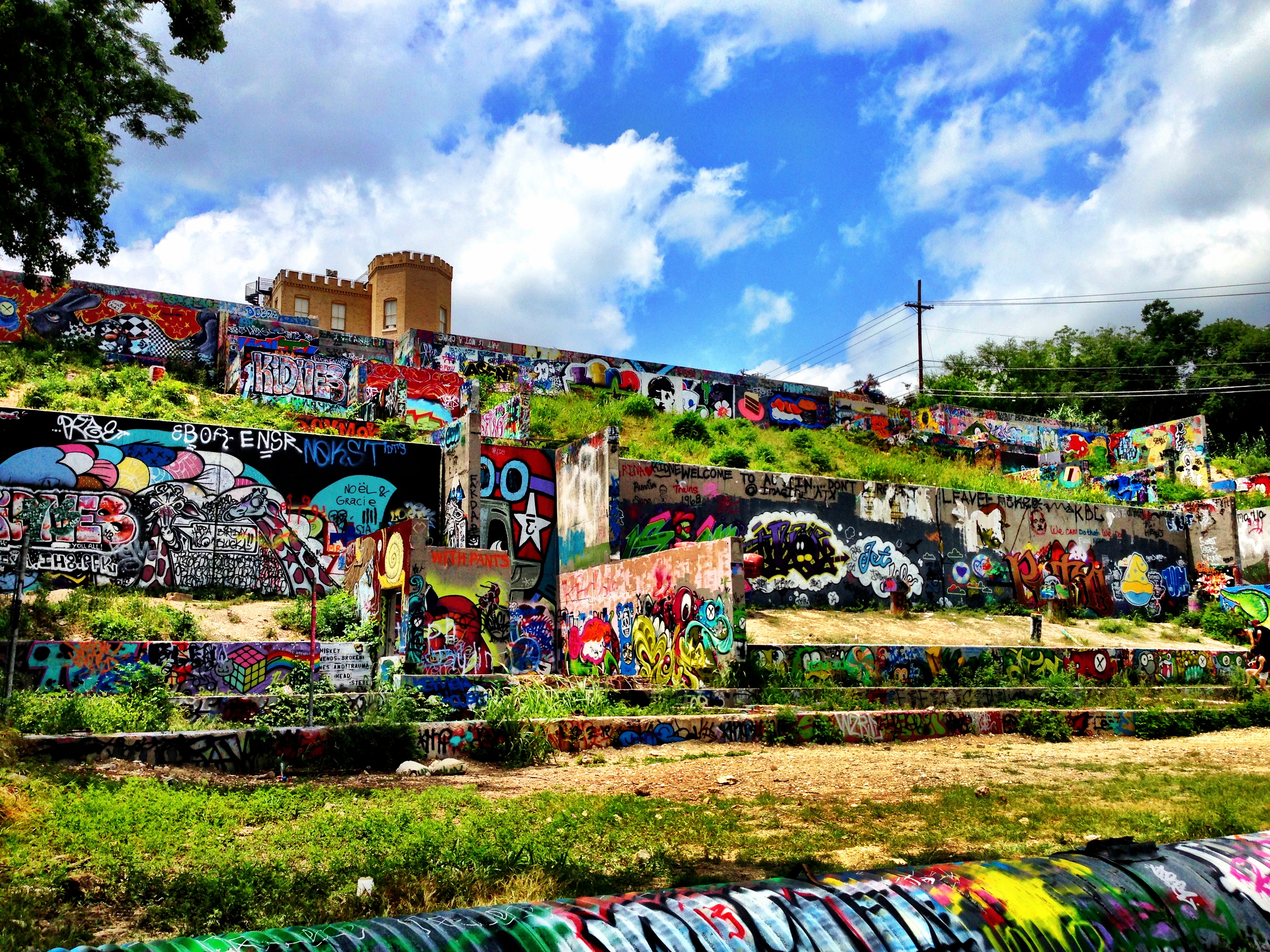 Города США - Граффити-парк в Остине