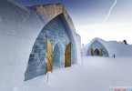 Hotel de Glace - необычный отель из снега и льда в канадском Квебеке