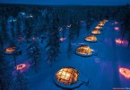 Igloo Hotel Kakslauttanen внутри Полярного круга - прекрасное место для романтиков