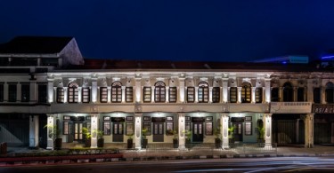 Исторические черты отеля Loke Thye Kee в малазийском городе Джорджтаун