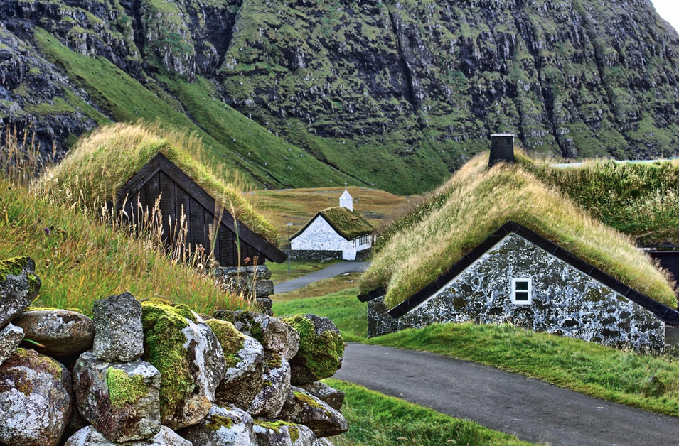 Красивые маленькие деревни - Фарерские острова