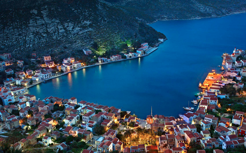 Красивые маленькие деревни - Остров Kastellorizo, Греция