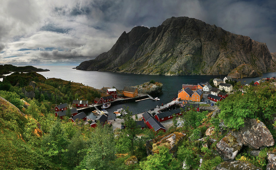 Красивые маленькие деревни - Норвегия