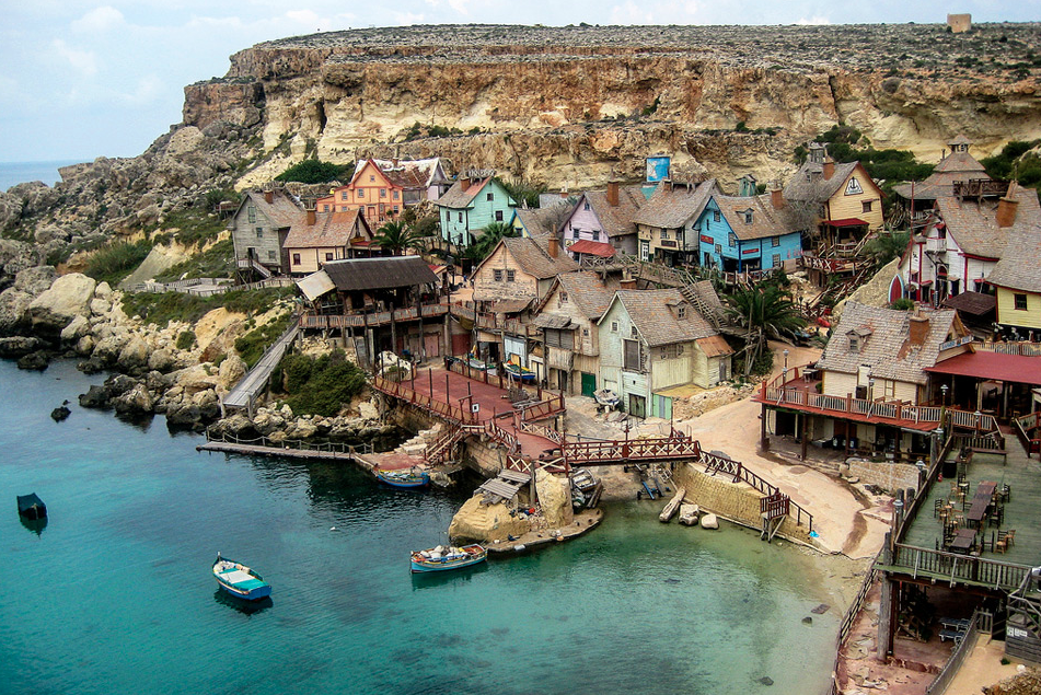 Красивые маленькие деревни - Anchor Bay, Мальта