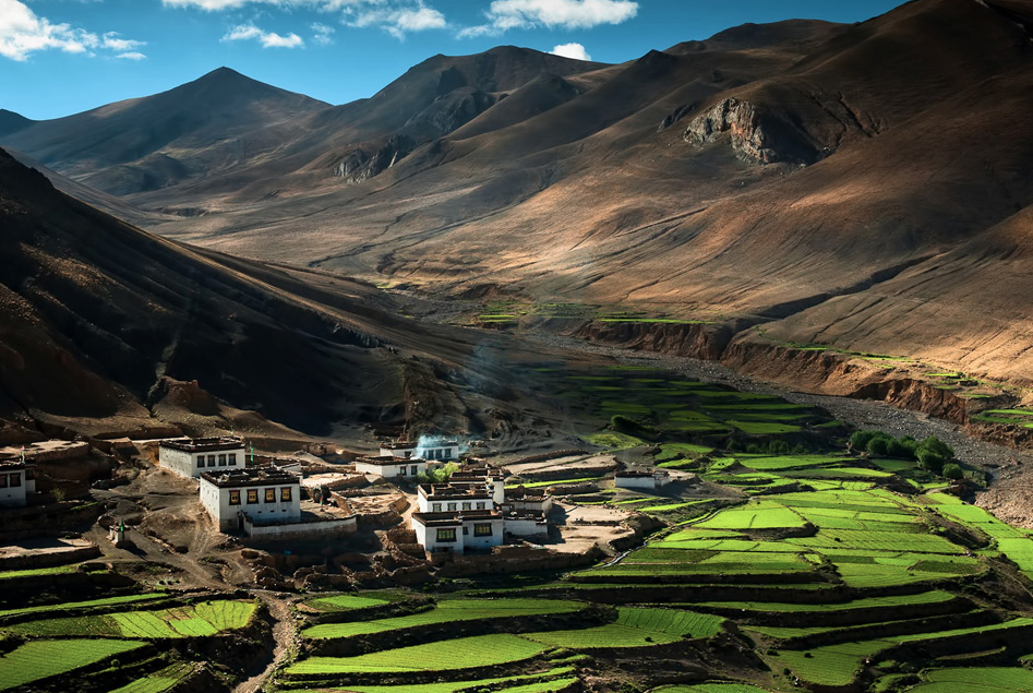 Красивые маленькие деревни - Гималаи
