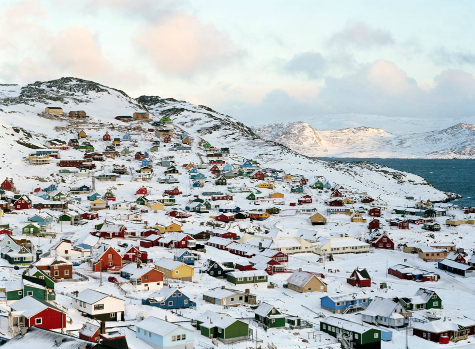Красивые маленькие деревни - Qaqortoq, Гренландия