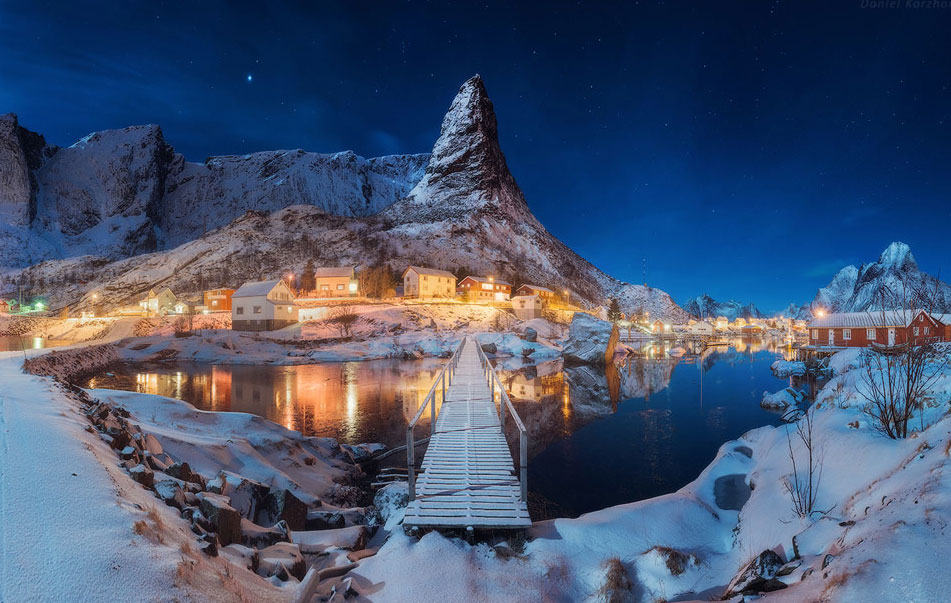 Красивые маленькие деревни - Senja, Норвегия