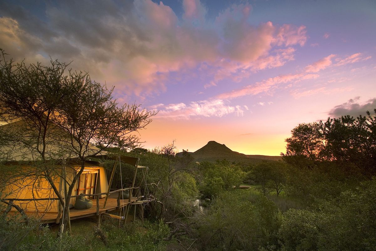 Marataba Safari Lodge: 5-звёздочный палаточный лагерь в Национальном парке Маракеле (ЮАР)