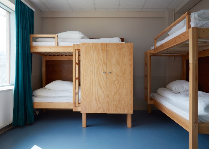 Двухъярусные кровати в номере Oddsson Ho(s)tel