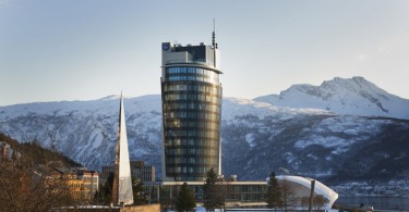 Изумительный Rica Hotel по проекту компании Interiørarkitekter, Нарвик, Норвегия