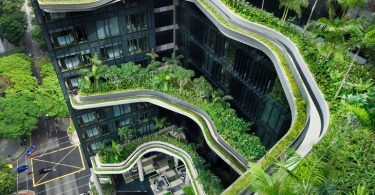 Сад-отель Parkroyal on Pickering: неожиданный оазис в центре Сингапура