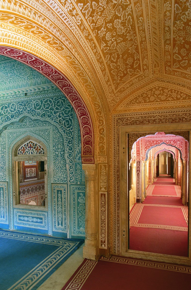 Samode Palace: романтический отель во дворце махараджи (Джайпур, Индия)