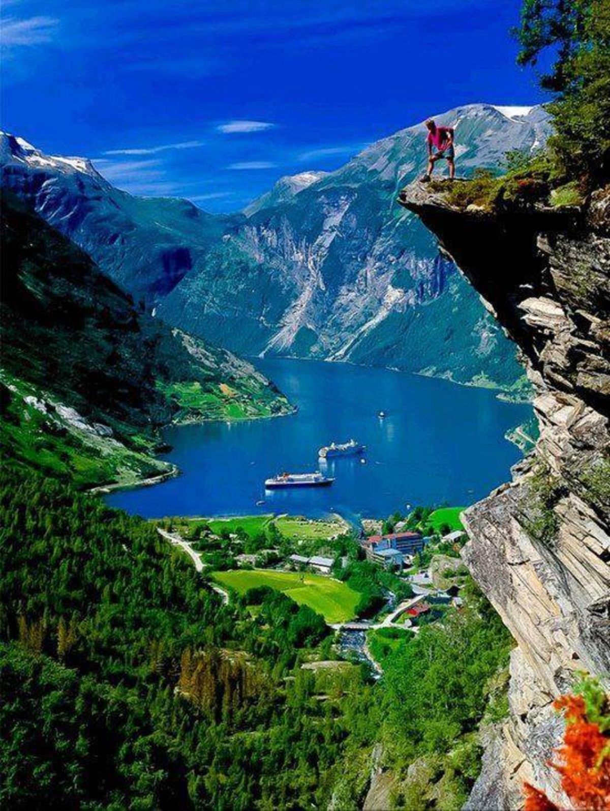 Самые лучшие места для отдыха - Geiranger Fjord