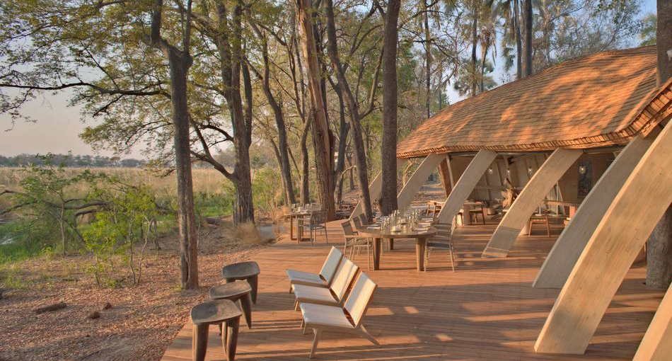 Сафари лодж Sandibe Okavango: природа и ослепительный архитектурный дизайн