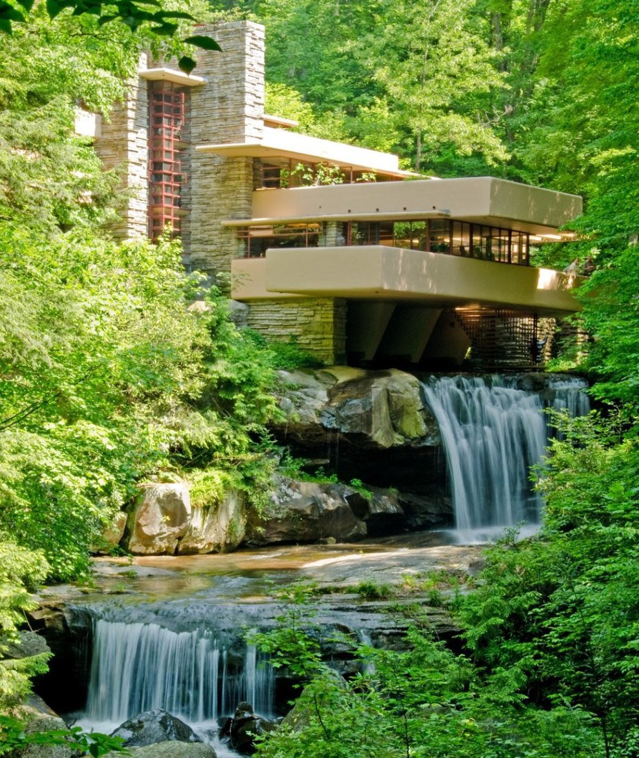 Удивительные здания мира - «Дом над водопадом»