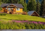 Удивительный Winterlake Lodge в густых лесах Аляски